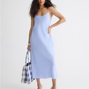 J. Crew Petite Gwyneth Linen Slip Dress